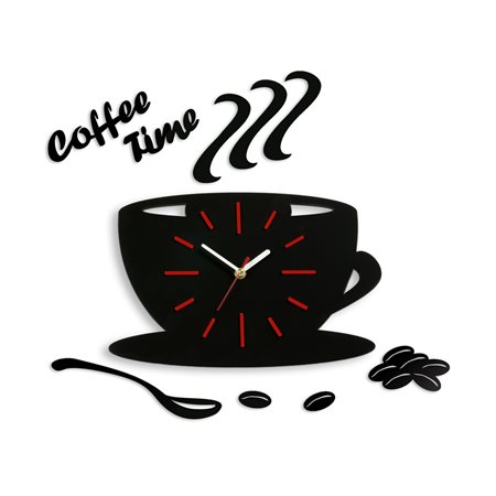 Zegar ścienny Satin CUP Red