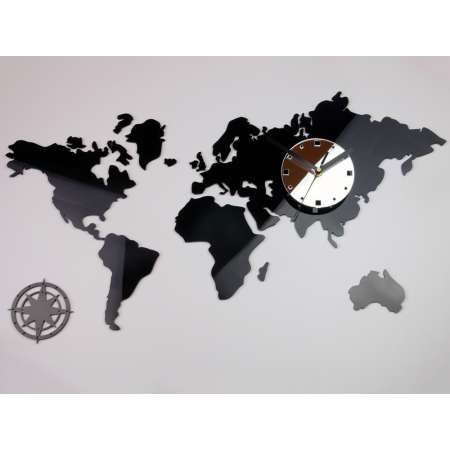 Zegar ścienny World Black &...