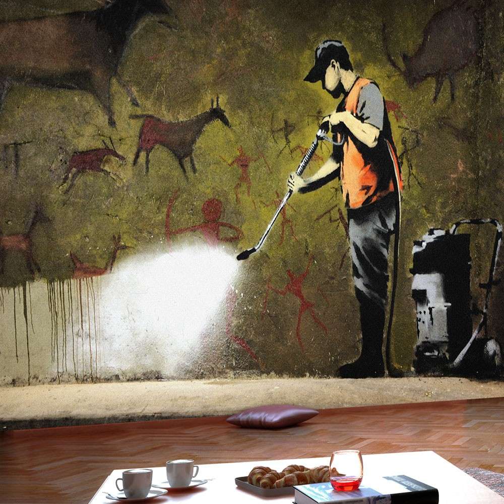Fototapeta  Banksy  Cave Painting