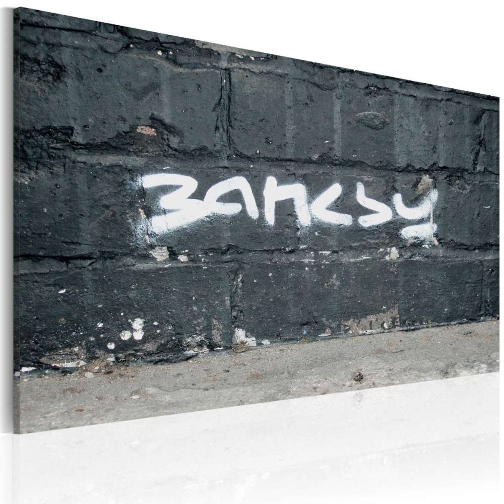 Obraz  Banksy podpis