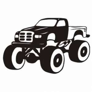 Naklejka dekoracyjna monster truck PX69 | Dekormania