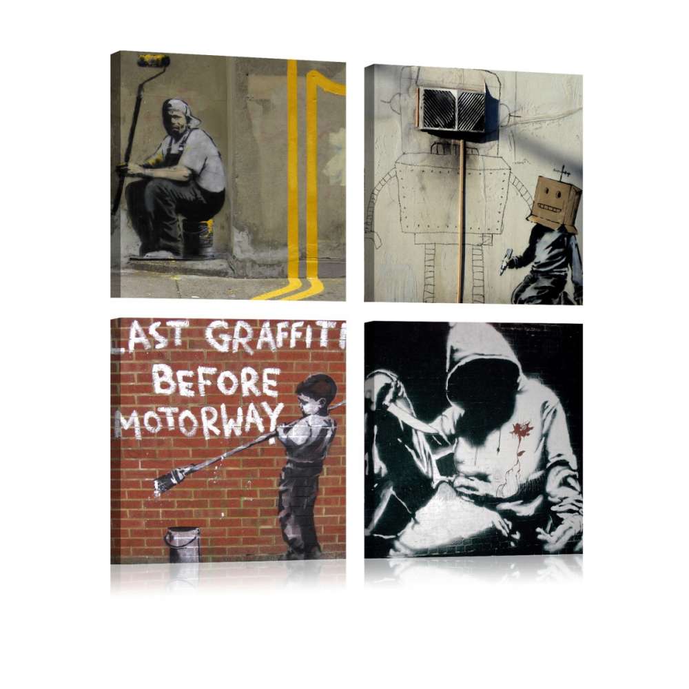 Obraz  Banksy  sztuka ulicy