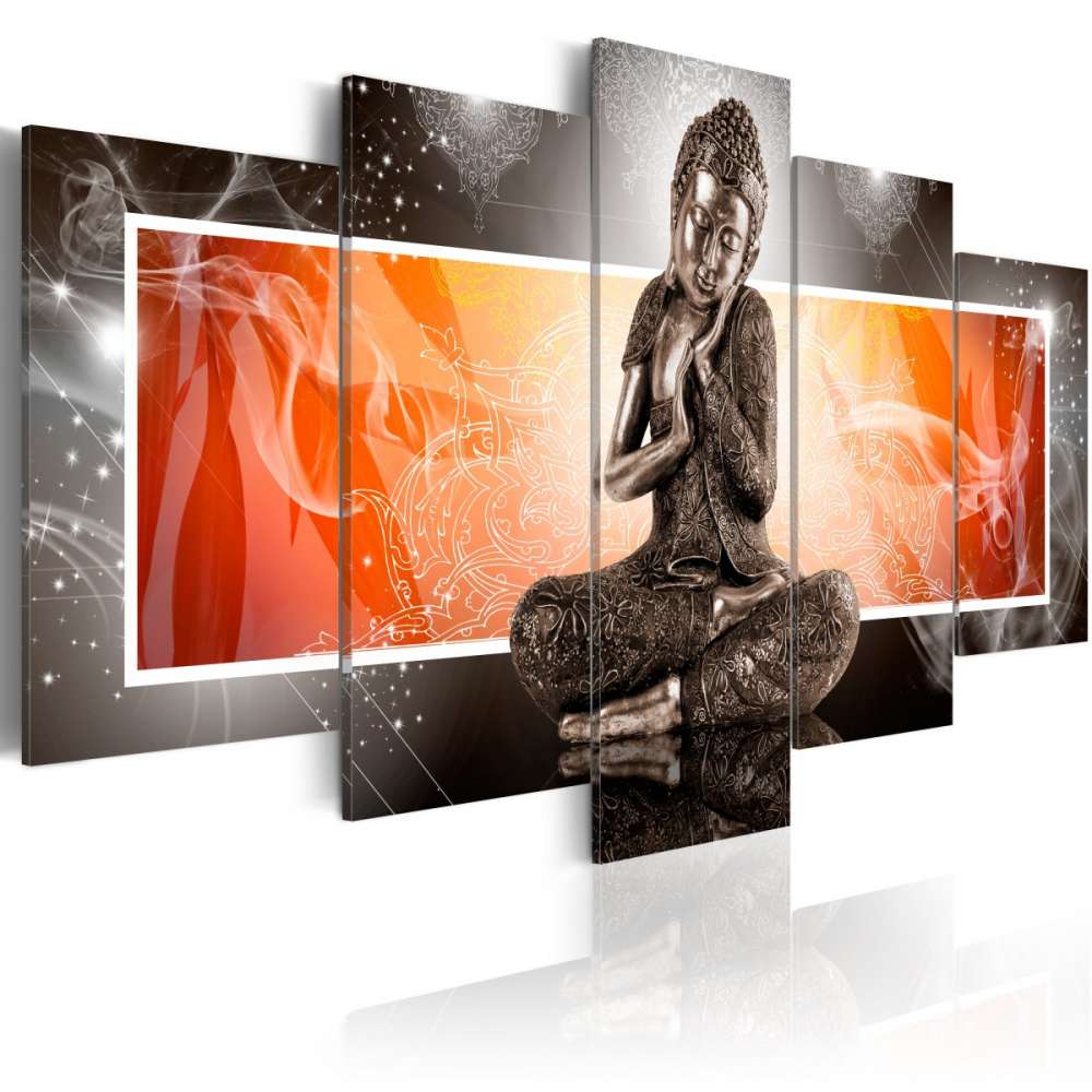 Obraz  Budda i ornamenty