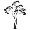 Szablon malarski TX34 – motyw roślinny | Dekormania
